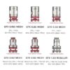 Αντιστάσεις Vaporesso Gtx coils σε διάφορες ωμικότητες για DTL RDL ή MTL άτμισμα