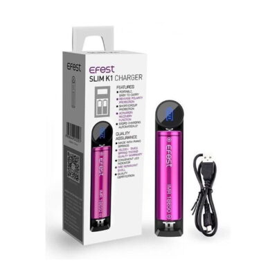 SLIM K1 ΦΟΡΤΙΣΤΗΣ ΜΕ USB ΚΑΛΩΔΙΟ EFEST