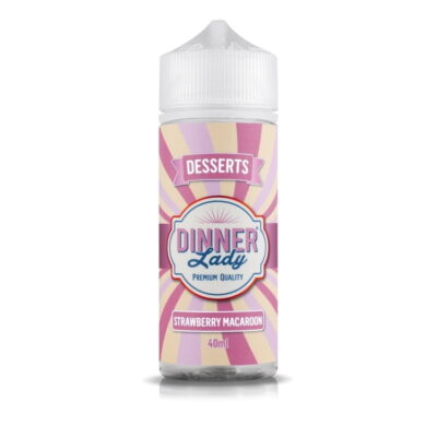Strawberry Macaroon 40/120ml by Dinner Lady