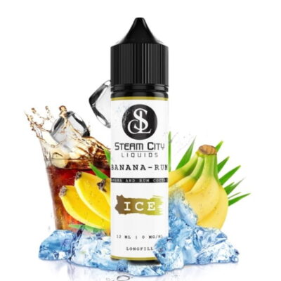 Banana Rum Ice 12/60ml By Steam City Liquids