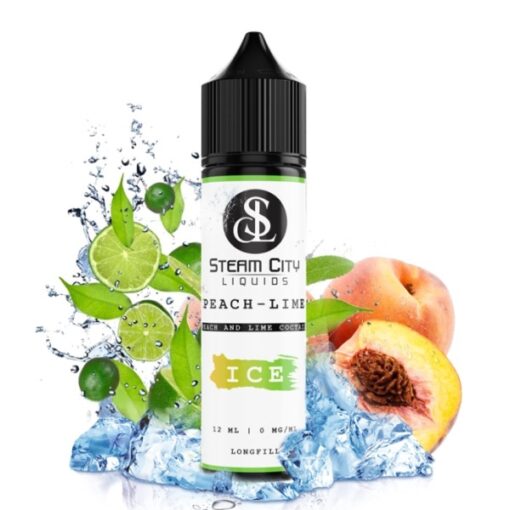 Peach Lime Ice 1260ml By Steam City Liquids