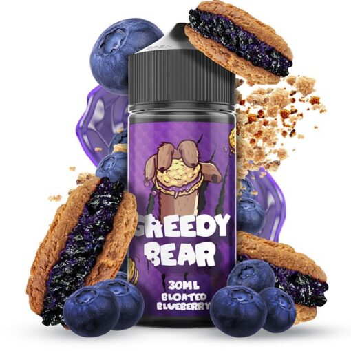 Bloated Blueberry Greedy Bear 30/120ml By Vape Distillery