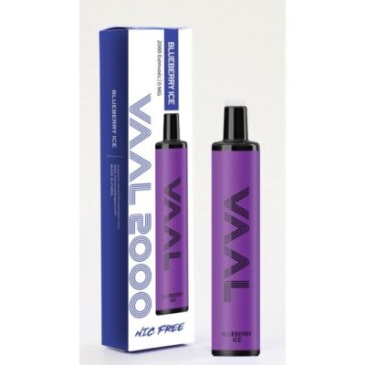 Vaal 2000 0mg 5ml Blueberry Ice 2000puffs