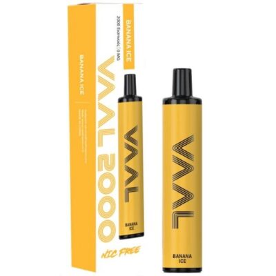 Vaal 2000 0mg 5ml Banana Ice 2000puffs
