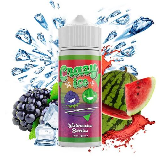 Crazy Ice Watermelon Berries 30/120ml By Steam City Liquids