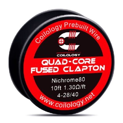 Ni80 Quad Core Fused Clapton 1.3ohm/ft 3m By Coilology