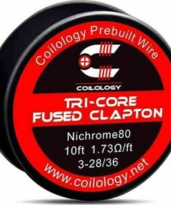 Ni80 Tri Core Fused Clapton 173ohmft 3m By Coilology