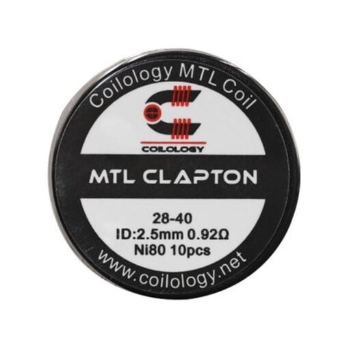 Ni80 MTL Clapton 0.92ohm 10pcs By Coilology