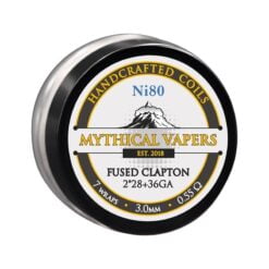 Ni80 Handcrafted Fused Clapton 0.55ohm 2pcs By Mythical Vapers