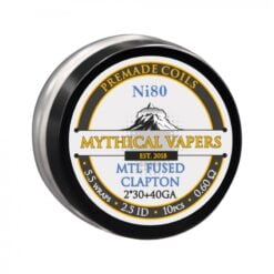 Ni80 MTL Fused Clapton 0.60ohm 10pcs By Mythical Vapers