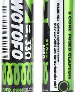 Ni80 5 Core Fused Clapton 0.33ohm5pcs By Wotofo