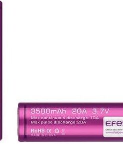 Flat Top 18650 3000 mAh 37V 20A By Efest