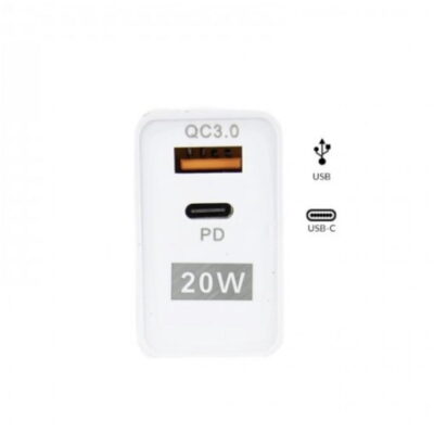 Αντάπτορας Πρίζας 20w Fast Charge Power Delivery By OEM