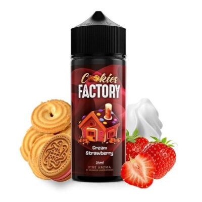 Cream Strawberry Cookie 24/120ml By Cookies Factory