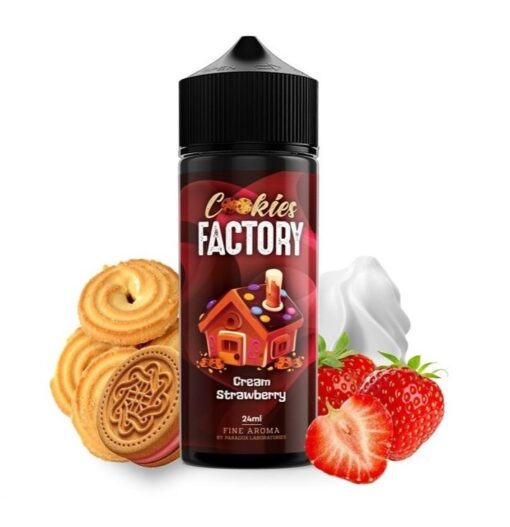 Cream Strawberry Cookie 24120ml By Cookies Factory