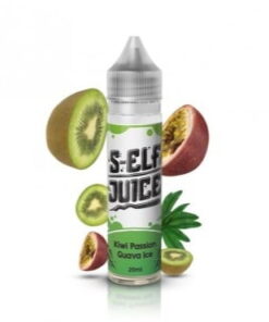 Kiwi Passion Fruit & Guava Ice 20/60ml By S-Elf Juice