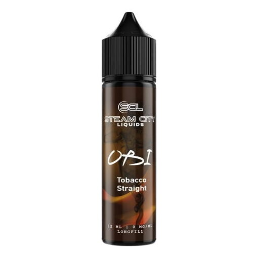Tobacco Straight OBI 12/60ml By Steam City Liquids