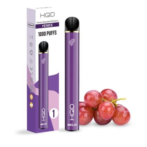 Grape Venice Grape HQD Melo 43ml 0mg 1000puffs By HQD