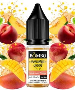 Wailani Juice Salts Peach & Mango 10ml 20mg By Bombo
