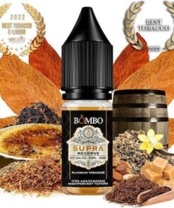 Platinum Tobaccos Salts Supra Reserve 10ml 20mg By Bombo
