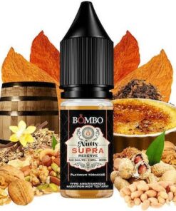 Platinum Tobaccos Salts Nutty Supra Reserve 10ml 20mg By Bombo