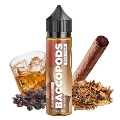Baccopods Rum Cigar 15/60ml By Eleven Liquids
