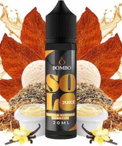 Solo Juice Vanilla Custard Tobacco 20/60ml By Bombo