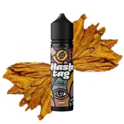 Plain Tobacco 12/60ml By Hashtag