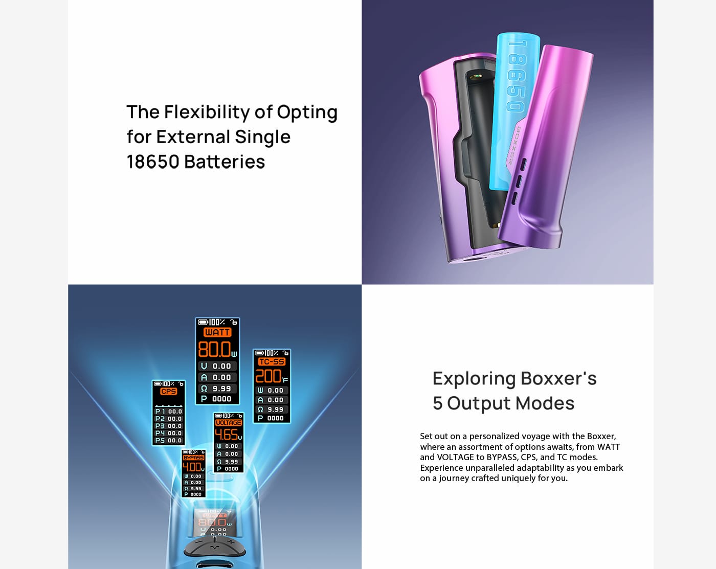 Aspire Boxxer Mod 80w 18650Aspire Boxxer Mod 80w 18650