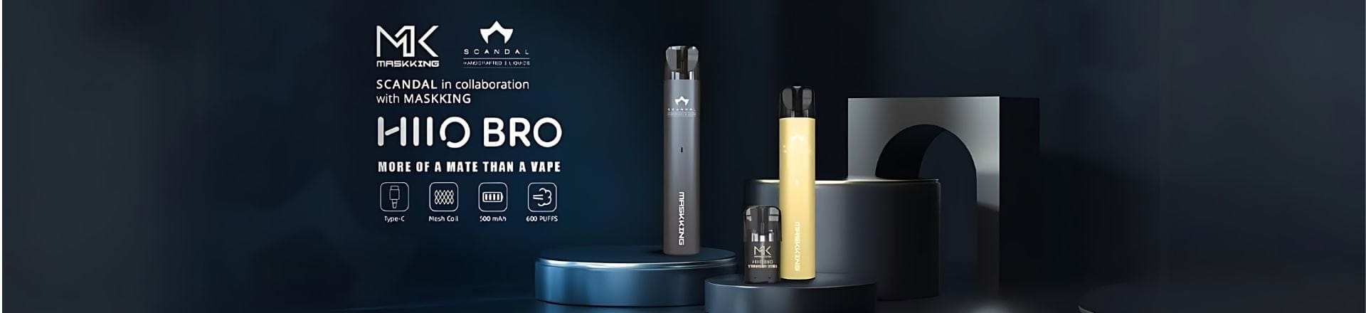 Scandal Maskkinh HIIO Bro 500mAh  συσκευή για προγεμισμένες κάψουλες - prefilled 
