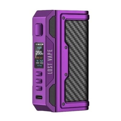 Lost Vape Thelema Quest 200W 18650 Mystic Purple Carbon Fiber
