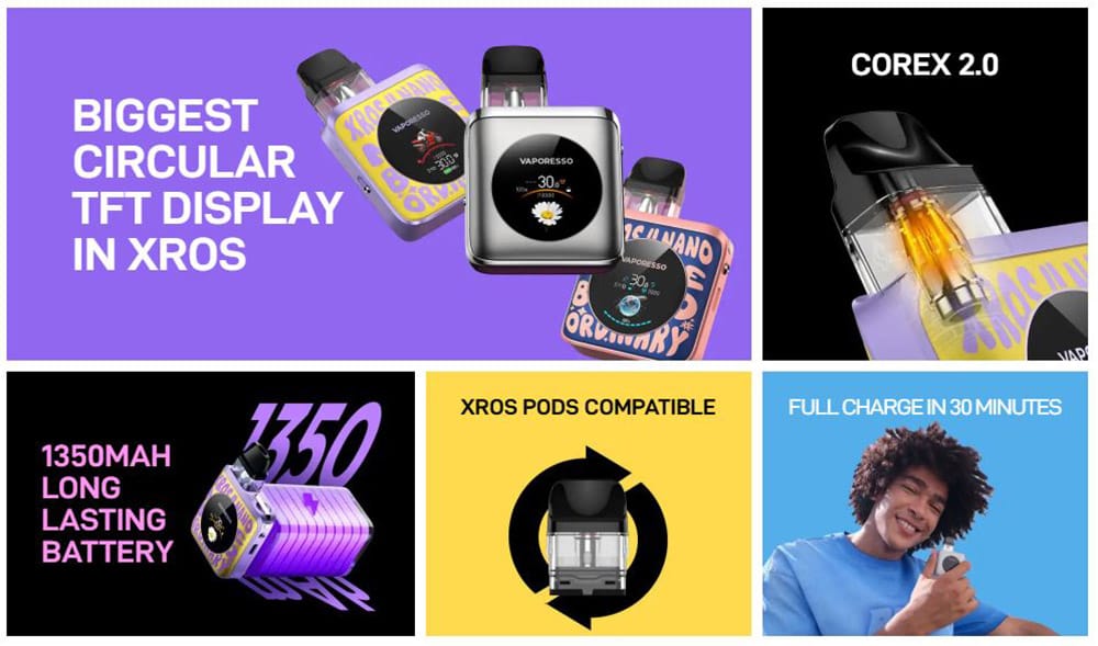 Promo_vaporstationgr_ | Vaporstation.gr Vaporesso Xros 4 Nano Pod Kit 1350mAh