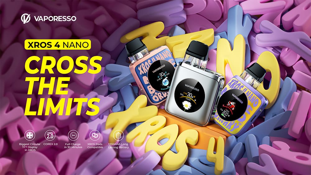 Xros-4-nano_kv_vaporstationgr_ | Vaporstation.gr Vaporesso Xros 4 Nano Pod Kit 1350mAh