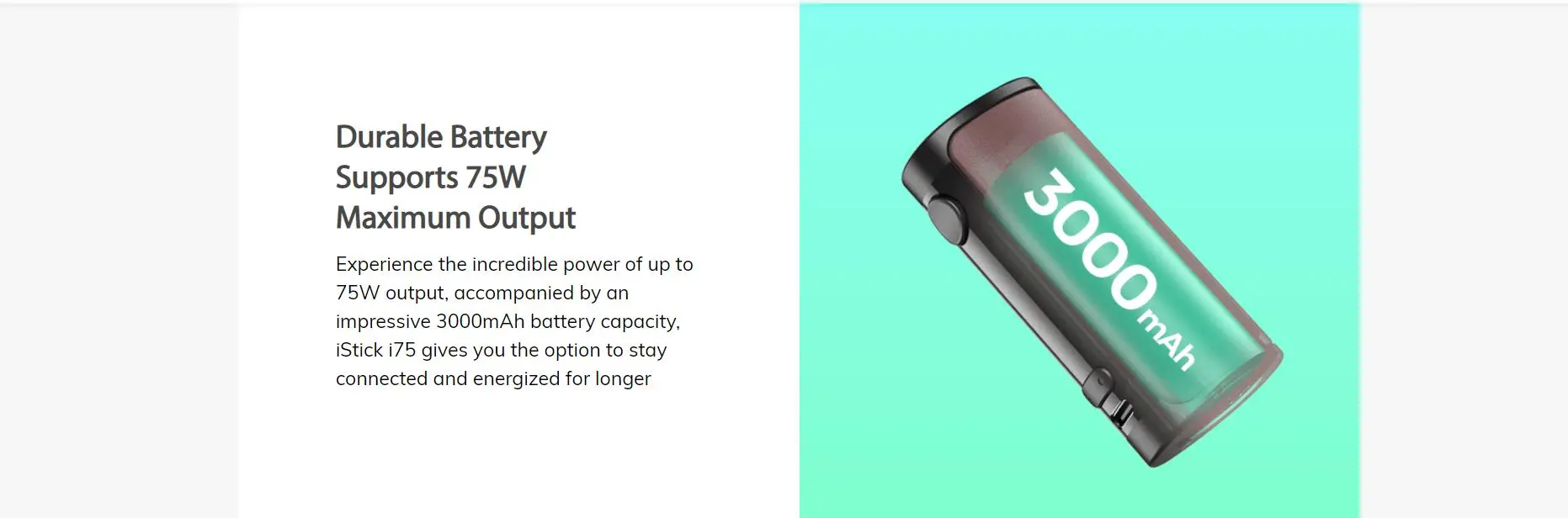 Eleaf iStick 75 3000mAh 75w