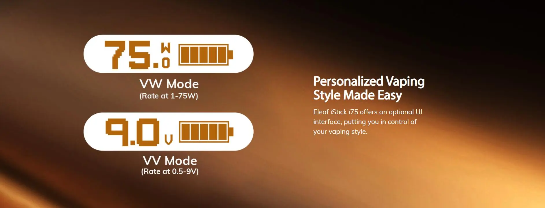 Eleaf iStick 75 3000mAh 75w