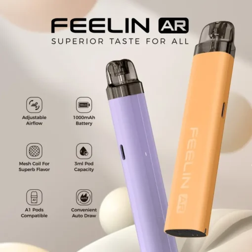 Απεικόνιση πόστερ του Nevoks Feelin AR και των χαρακτηριστικών του