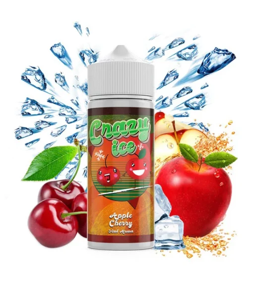 Crazy Ice Apple Cherry 30120ml By Steam City Liquids