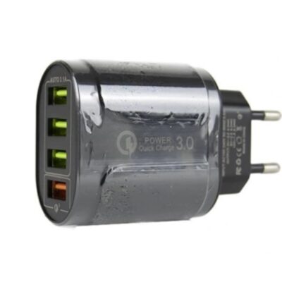 4-Port 3.1A 5V Fast Charge 3.0 AC/USB Adapter