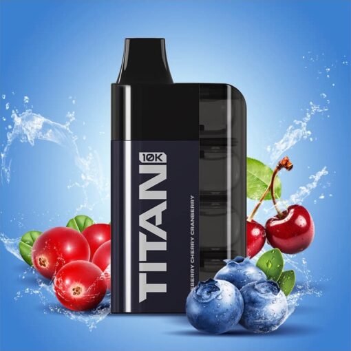 Titan 10k 7x2ml 20mg 10000puffs Blueberry Cherry Cranberry