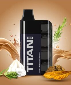 Titan 10k 7x2ml 20mg 10000puffs Vanilla Cream Tobacco