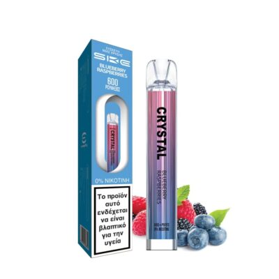 SKE Crystal Zero Nicotine 0% 2ml 600puffs Blueberries Raspberries