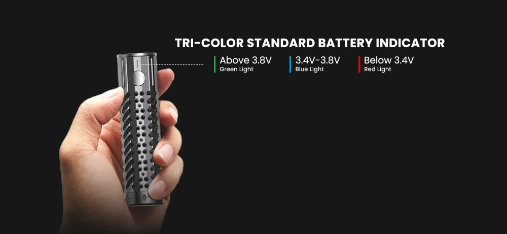 Bd Vape Blaster Mod Led Light Battery Indicator wwwvaporstationgr