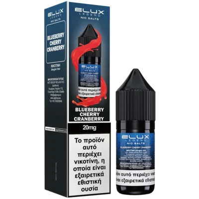 Elux Blueberry Cherry Cranberry - Μύρτιλα με κράνμπερι και μία νότα κεράσι.