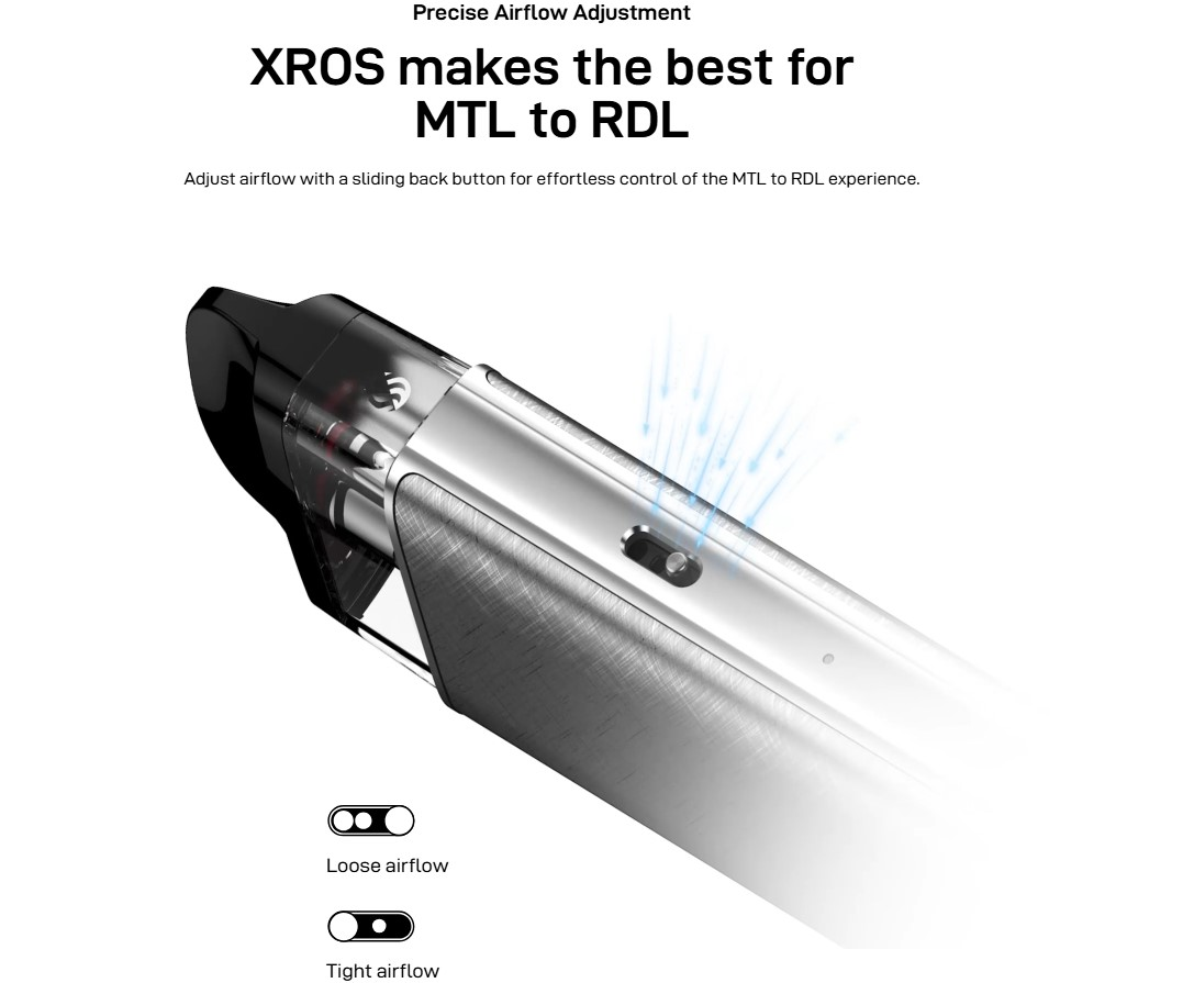 Vaporesso XROS 5 Pod Kit Airflow Control wwwvaporstationgr