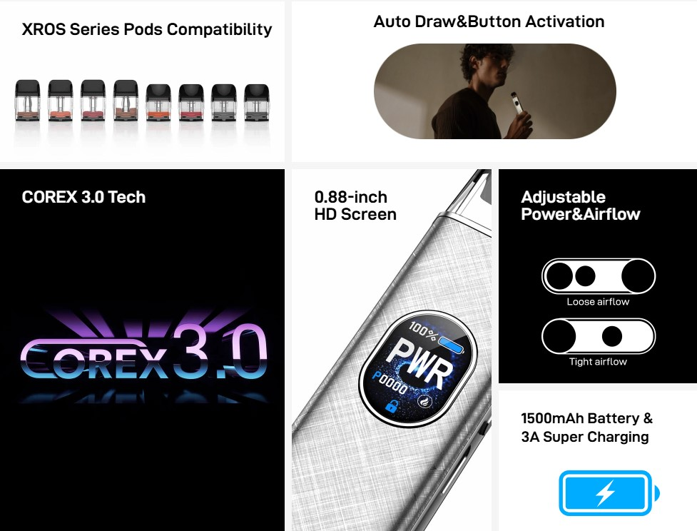 Vaporesso XROS 5 Pod Kit All In One wwwvaporstationgr