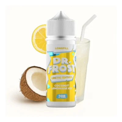 Dr Frost Arctic Edition Coconut Lemonade Ice 24/120ml - Παγωμένη λεμονάδα με καρύδα.