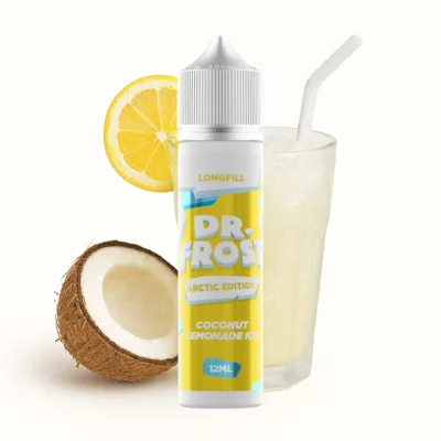 Dr Frost Arctic Edition Coconut Lemonade Ice 60ml - Παγωμένη λεμονάδα με καρύδα.