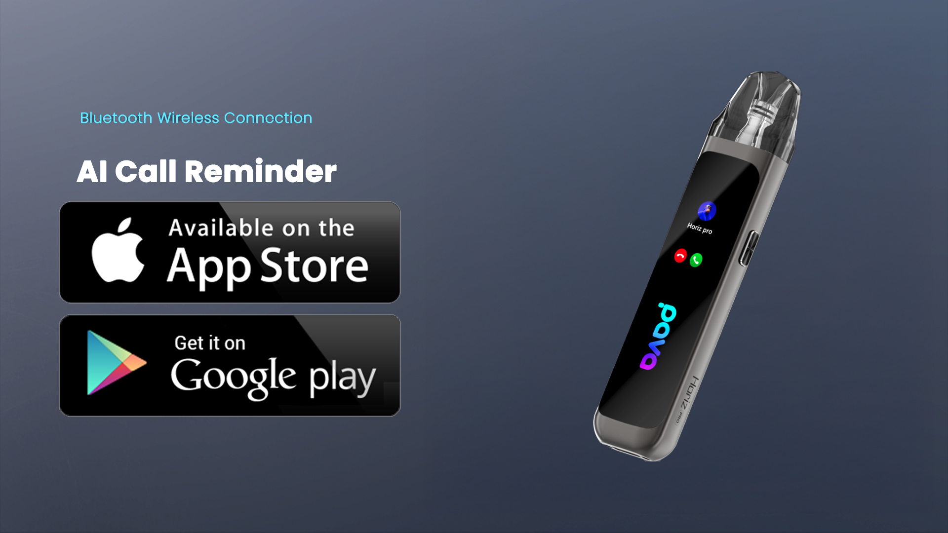 PAVA Horiz Pro Pod Kit 2ml 1000mAh