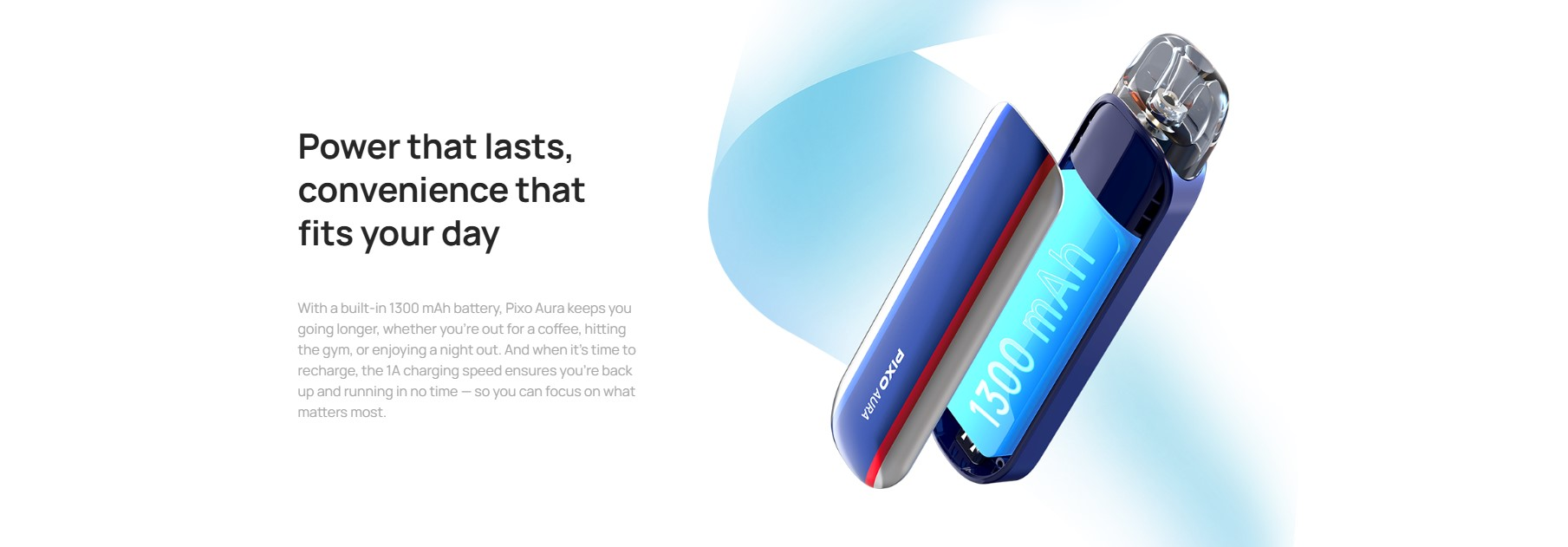 Aspire Pixo Aura Pod Kit 2ml 1300mAh