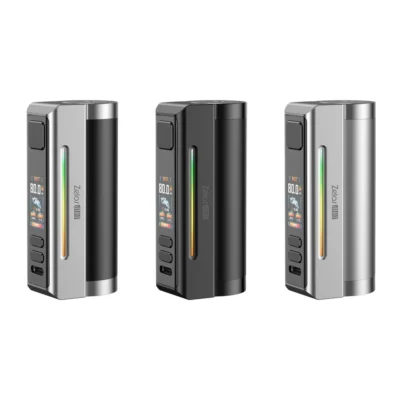 Aspire Zelos M80 Mod σε τρί χρώματα μαύρο μαύρο ασημί και ασημί